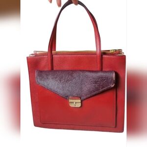 Kate Spade elegant burgundy and purple handbag